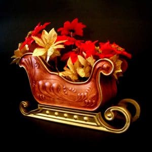 A festive sleigh
